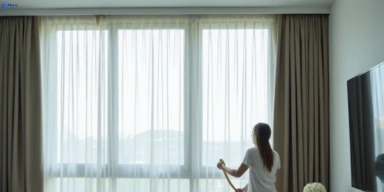 Delicate sheer drape cleaning killarney-heights-nsw Matty Curtain Cleaning