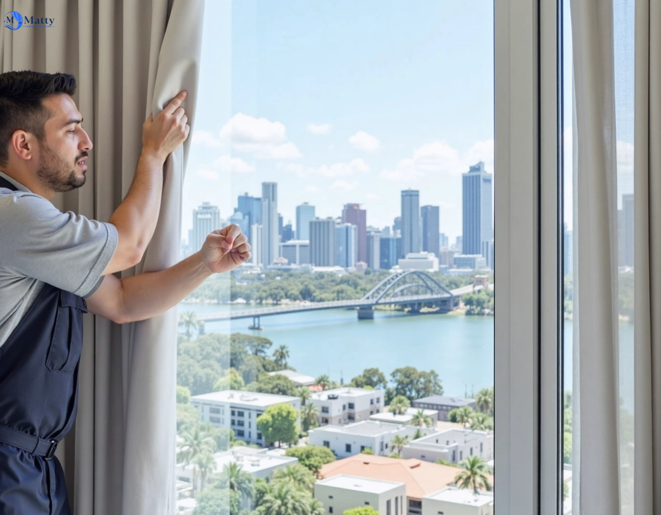 Professional curtain steam cleaning service killarney-heights-nsw QLD by Matty Curtain Cleaning